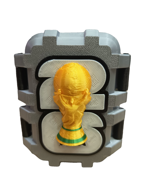 Caja de figuritas Mundial 2026 impreso en 3D - War Record Córdoba