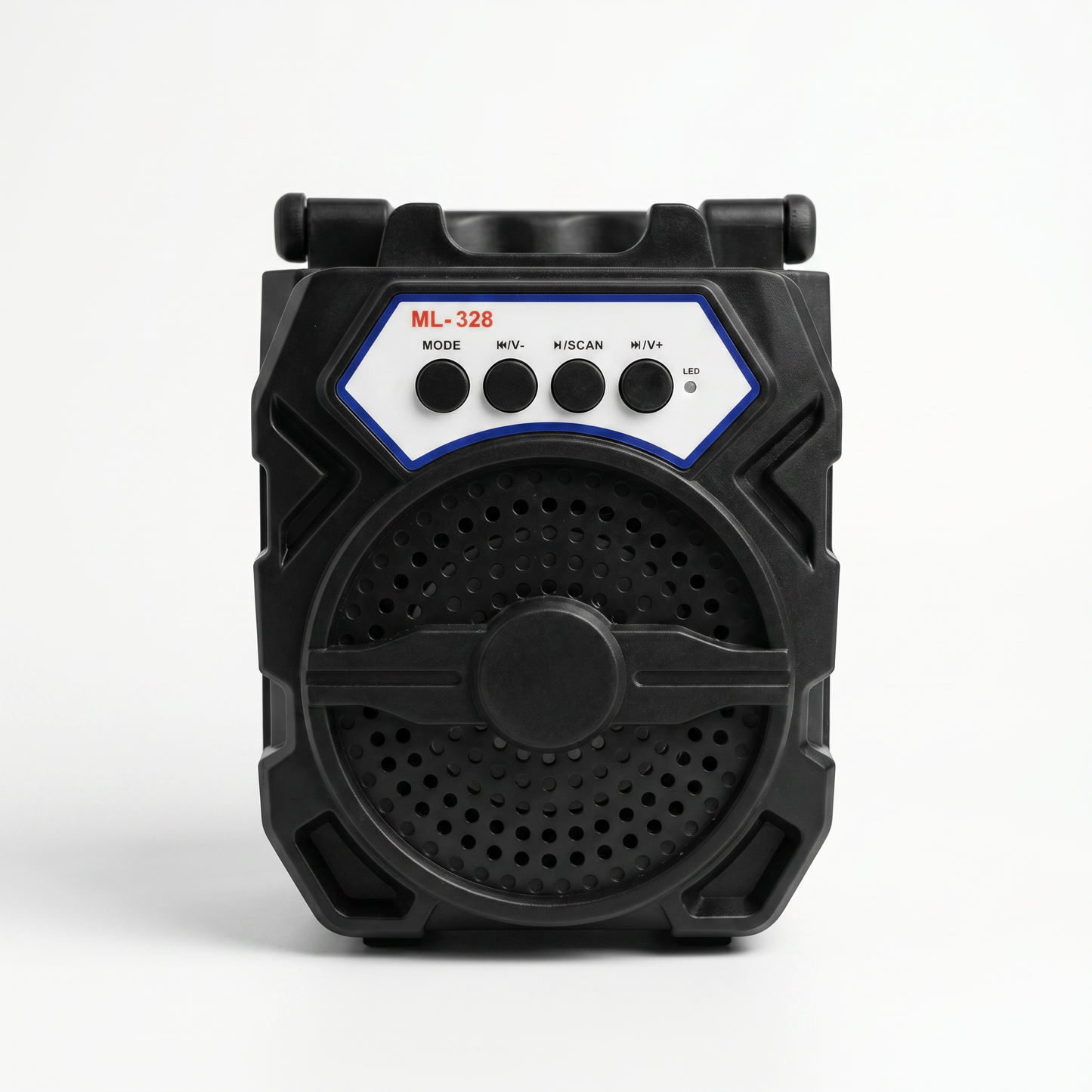 Parlante Bluetooth ML-328 Negro Texturado — Portátil, Resistente y Potente