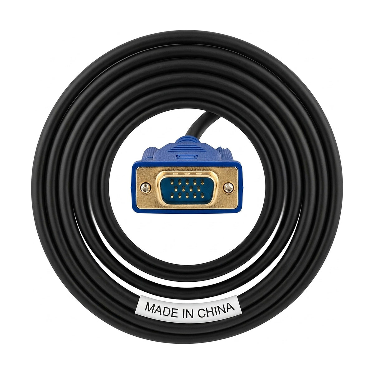 Cable VGA Macho a Macho para Monitor, PC y Proyector
