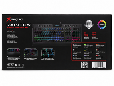 Crimson Pro Teclado Gamer RGB - Vista 1