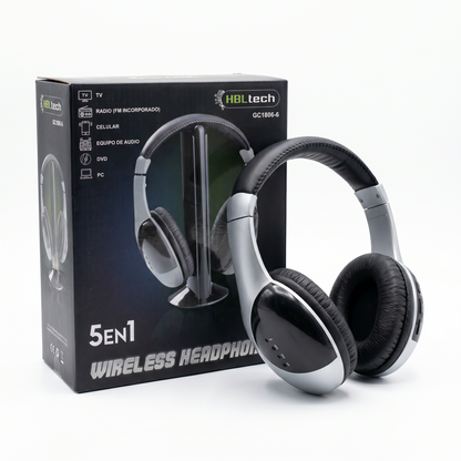 HBLtech Auriculares Inalambricos 5 en 1 - Modelo GC1806-6