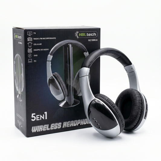 HBLtech Auriculares Inalambricos 5 en 1 - Modelo GC1806-6