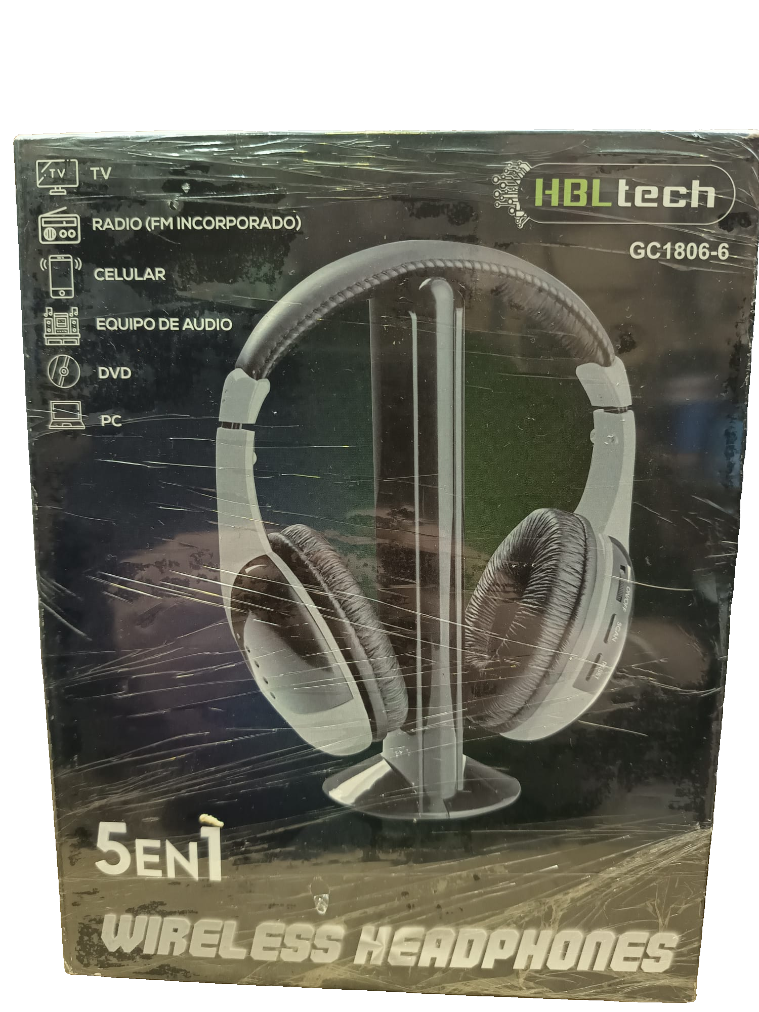 HBLtech Auriculares Inalambricos 5 en 1 - Modelo GC1806-6