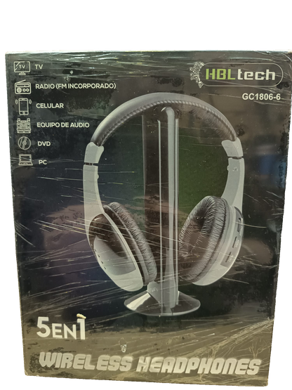 HBLtech Auriculares Inalambricos 5 en 1 - Modelo GC1806-6