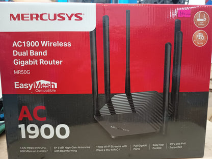 Mercusys MR50G Router AC1900 Doble Banda WiFi