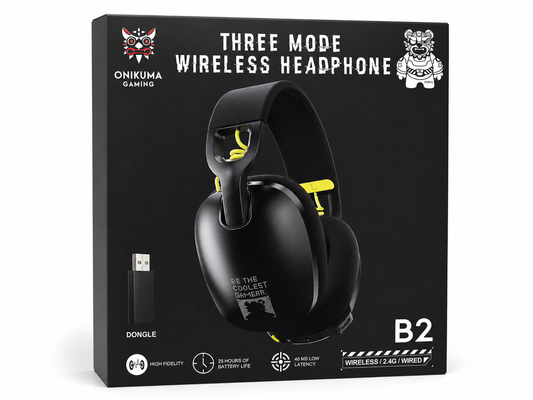 Auriculares Gamer ONIKUMA B2 Wireless 3 Modos — foto 1