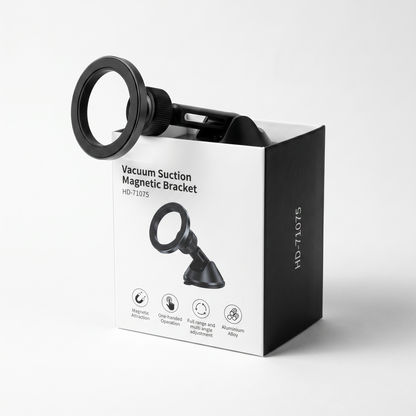 Soporte Celular Magnético con Ventosa HD-71075 - Alta Resistencia