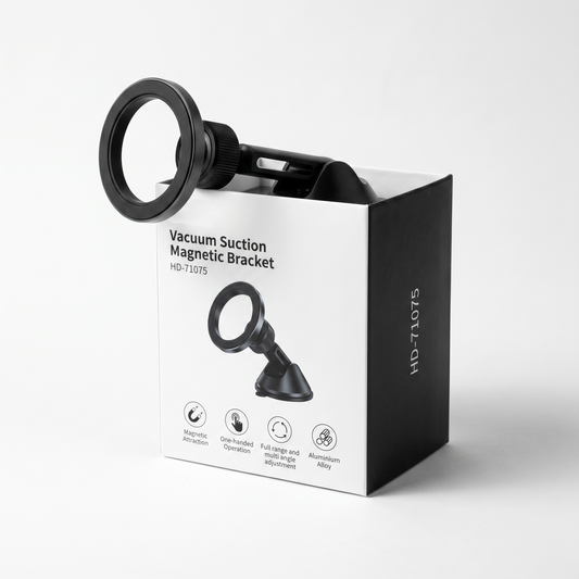 Soporte Celular Magnético con Ventosa HD-71075 - Alta Resistencia