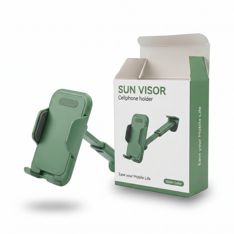 Soporte Celular Parasol Sun Visor Verde