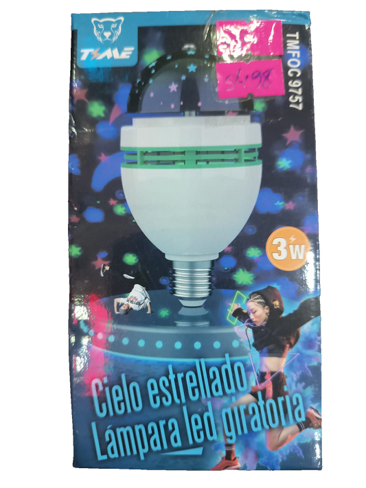 T-ALE TMFOC 9757 Lámpara LED Giratoria Cielo Estrellado