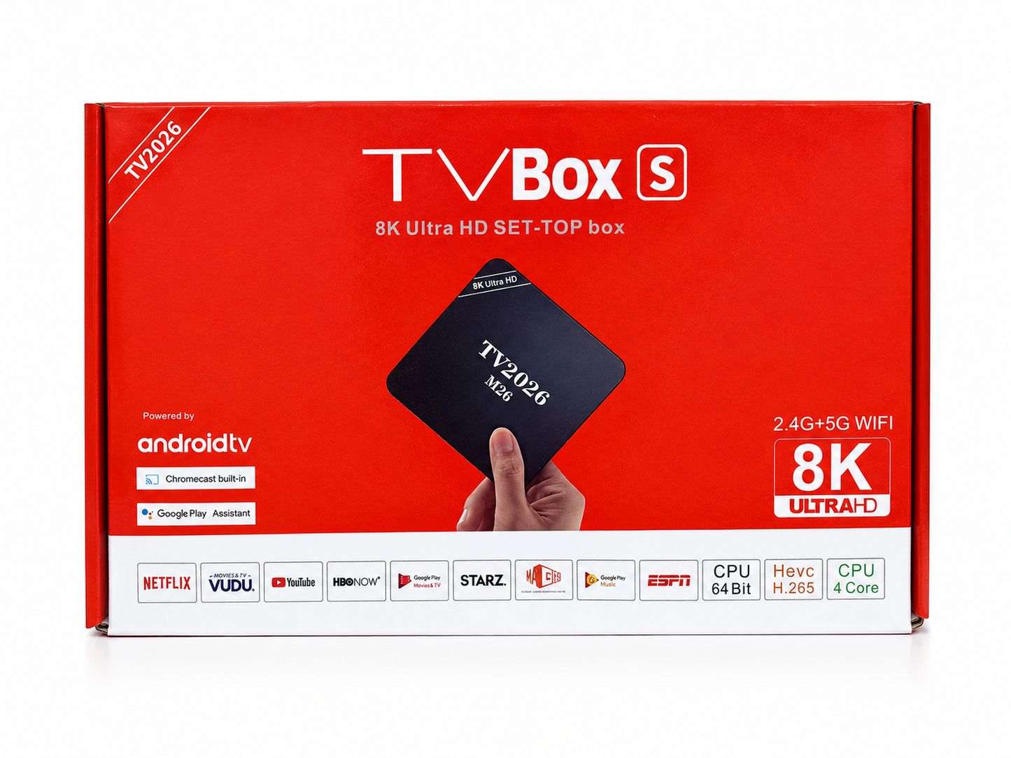 TV Box Smart Android 4K